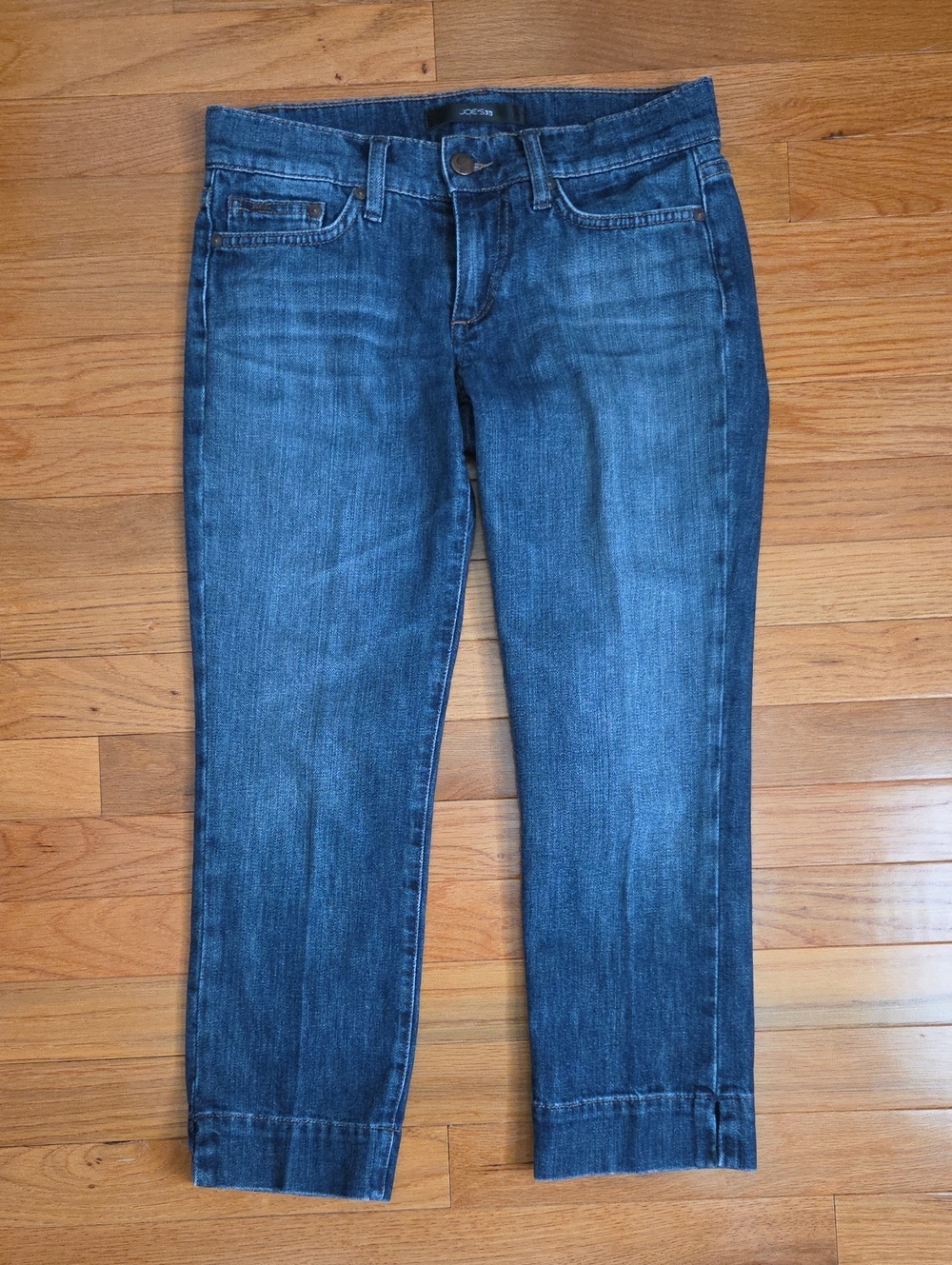Joe's Jean Dark Capri Straight-Leg Jeans